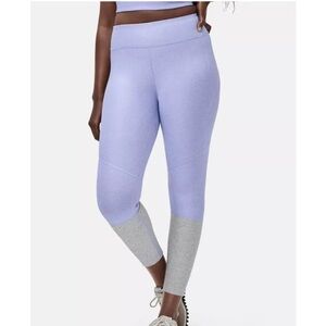 OUTDOOR‎ VOICES Dipped Leggings 7/8 Size XS Purple Lavender Grey High Rise Sport